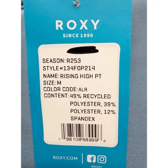 NEW Roxy Rising High Shell Snow Pants Size Medium - Picture 7 of 8